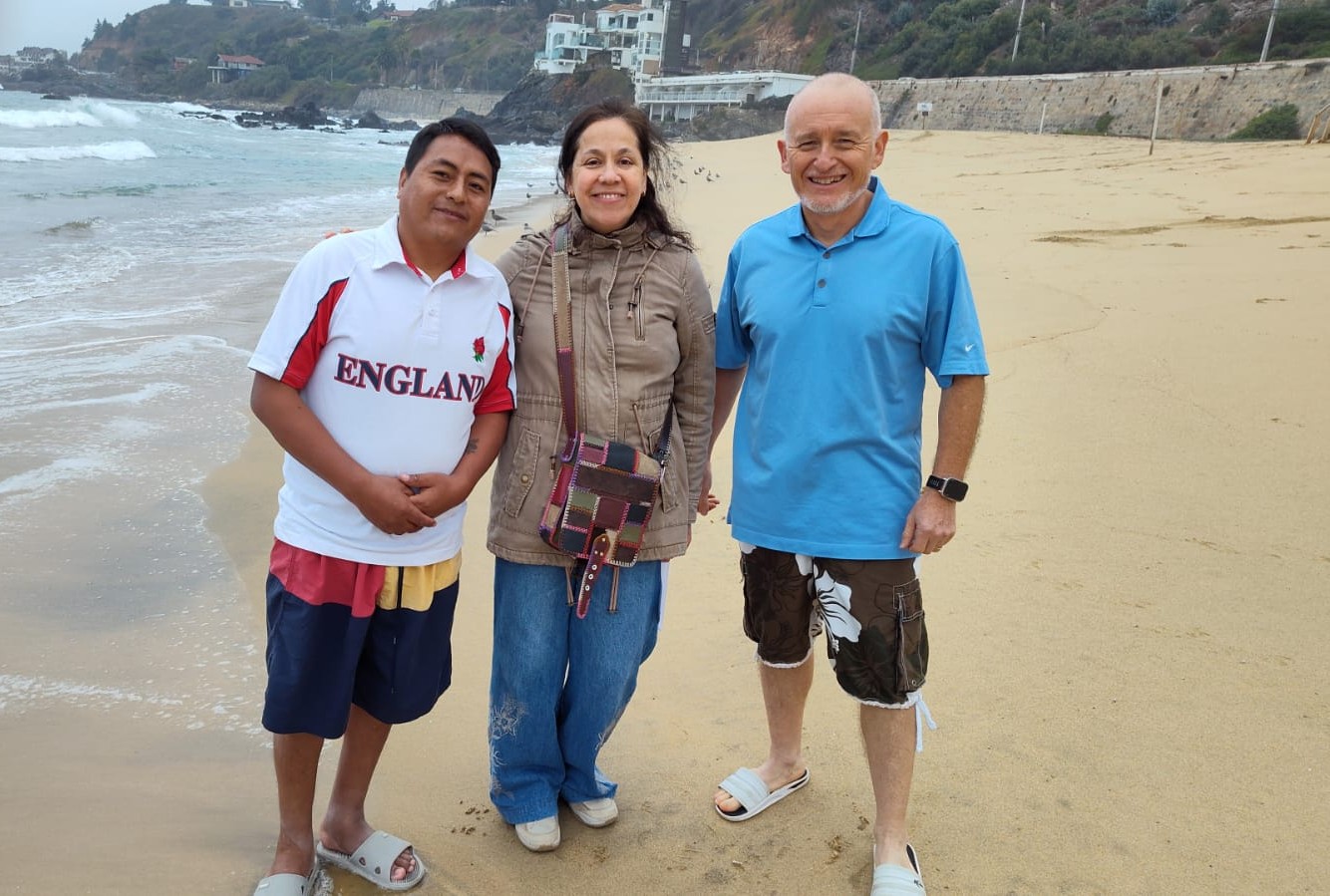 Con Pamela y Valentín