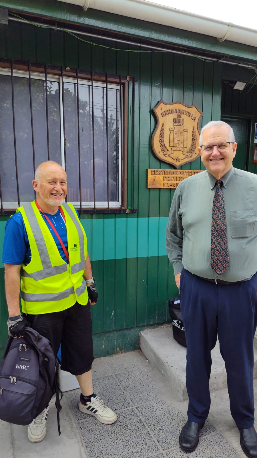 Pastores John y Valentín en cárcel de Casablanca